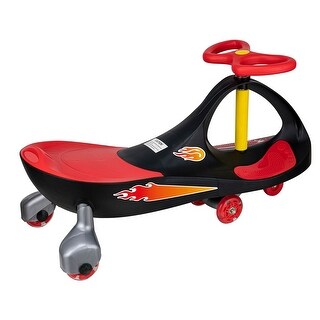 Alex:Lightning Glow Rider-Black & Red -Inertia & Movement Powered